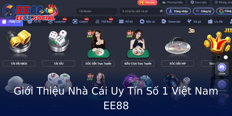 Giới Thiệu Nhà Cái Uy Tín Số 1 Việt Nam EE88