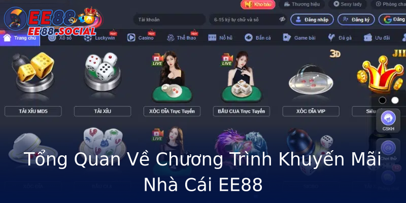 Tổng Quan Về Chương Trình Khuyến Mãi Nhà Cái EE88